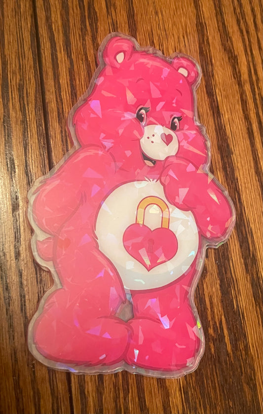 Pink locket Care Bear