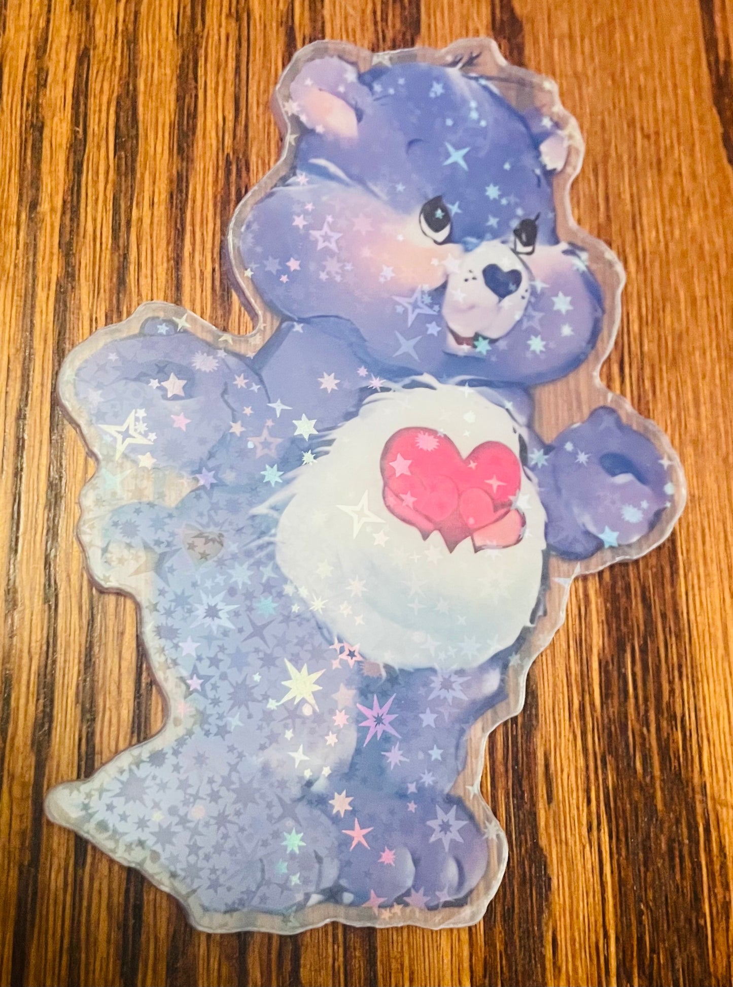 Purple Heart Big Acrylic